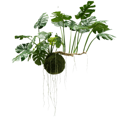 Grandes plante artificielle suspendue