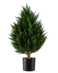Plante Cyprès artificiel deluxe 60 cm UV