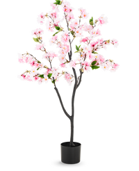 Fleur de cerisier artificielle 120 cm rose