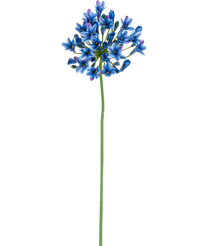 Fleur artificielle Agapanthe 77 cm bleu