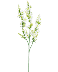 Fleur artificielle Herbe à chat 75 cm blanc