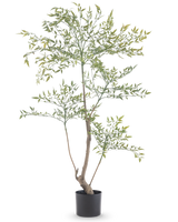 Le Ruscus artificiel 120 cm est une plante artificielle haute et élancée avec de longues branches fines avec de nombreuses petites feuilles vertes. Il se tient dans un simple pot noir et apporte une verdure réaliste à n'importe quelle pièce sans avoir besoin d'entretien.