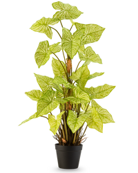 Plante artificielle Trapa Bispinosa 90 cm blanc