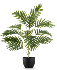 Palmier artificiel Phoenix 65 cm dans un pot décoratif noir