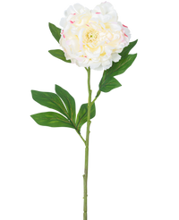 Fleur artificielle Pivoine 77 cm blanc