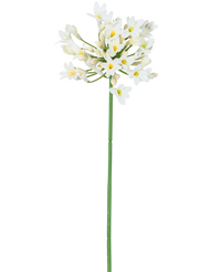 Fleur artificielle Agapanthe blanc 75 cm