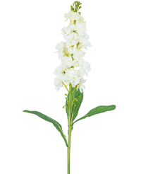 Fleur artificielle Violet 78 cm blanc