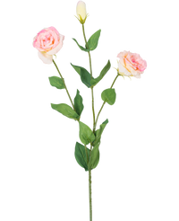 Eustoma artificiel Real Touch rose clair 72 cm
