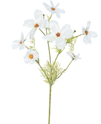 Fleur artificielle Cosmos 74 cm blanc