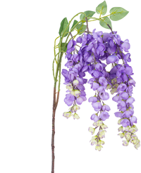 Fleur artificielle glycine 115 cm Violet