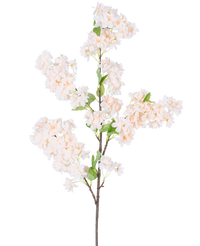 Fleur de cerisier artificielle 100 cm blanc/rose