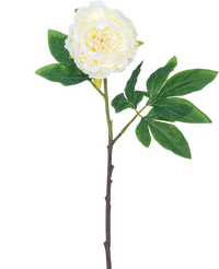 Fleur artificielle Pivoine 61 cm blanc