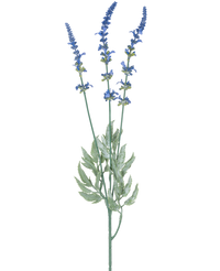 Branche artificielle Lavande bleu 66 cm