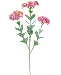 Branche artificielle Sedum rose clair 56 cm