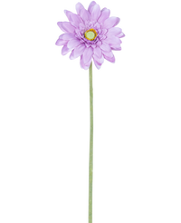 Fleur artificielle mini Gerbera 47 cm lilas
