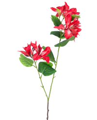 Rhododendron artificiel 85 cm rouge clair