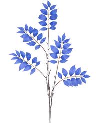 Branche de fougère artificielle bleu 78 cm