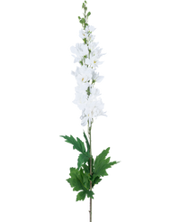 Delphinium artificiel Real Touch blanc 90 cm
