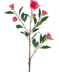 Fleur artificielle Cammellia 80 cm rose
