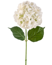 Hortensia artificiel 75 cm crème