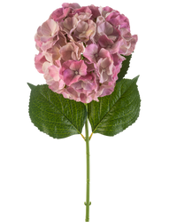 Hortensia artificiel 75 cm mauve