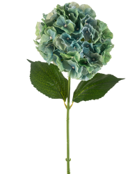 Hortensia artificiel 75 cm bleu