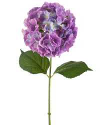 Hortensia artificiel 75 cm violet