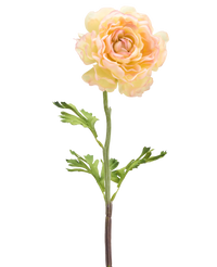 Fleur artificielle Ranunculus 51 cm blanc clair