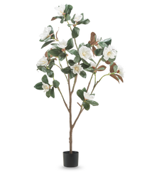 Plante artificielle Yulania 150 cm avec fleur