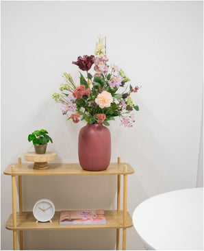 Zijden kunstbloemen boeket Mystic Elegance