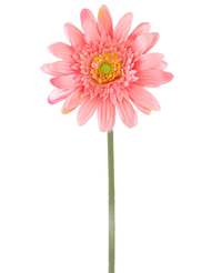 Gerbera artificiel 53 cm rose