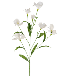 Rhododendron artificiel Azalea Real Touch Blanc 80 cm