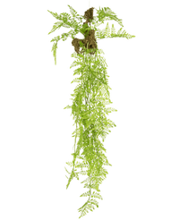 Plante artificielle suspendue Fougère Deluxe 100 cm