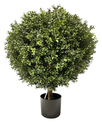 Plante Boule de buis artificiel sur tige d60 cm