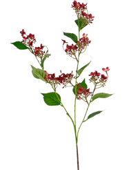 Fleur artificielle Wild Hydrangea 93 cm rouge