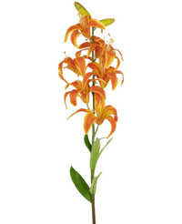 Fleur artificielle Martagon Lily 78 cm orange