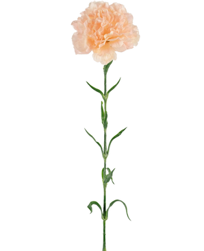 Fleur artificielle Oeillet 69 cm pêche