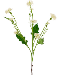 Fleur artificielle Daisy Spray 54 cm rayon blanc