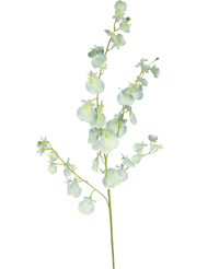 Branche artificielle Orchidée turquoise 80 cm