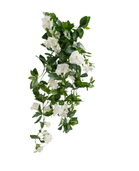 Plante artificielle tombante Pétunia 70 cm blanc