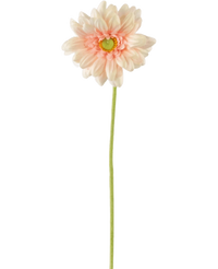 Fleur artificielle Gerbera mini 47 cm rose tendre