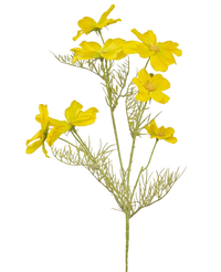 Fleur artificielle Cosmos 74 cm jaune