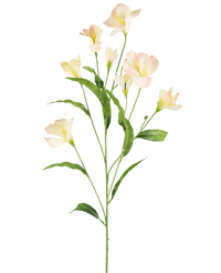 Rhododendron artificiel Azalea Real Touch Rose crème 80cm