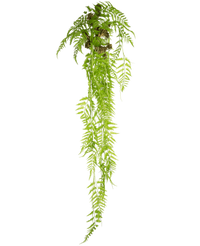 Plante artificielle suspendue Fougère Deluxe 150 cm