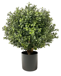 Plante Boule de buis artificiel sur tige d30 cm