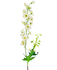 Fleur artificielle Delphinium 79 cm blanc