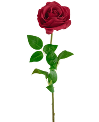 Kunstroos  Real Touch 53 cm rood
