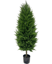 Plante Cyprès artificiel deluxe 120 cm UV