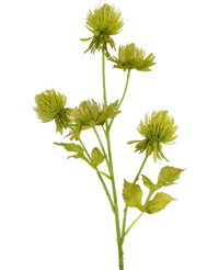 Fleur artificielle Chardon 66 cm vert