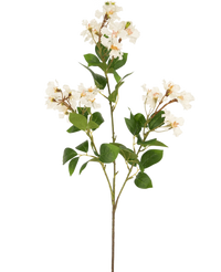 Fleur artificielle Lagerstroemia 90 cm blanc
